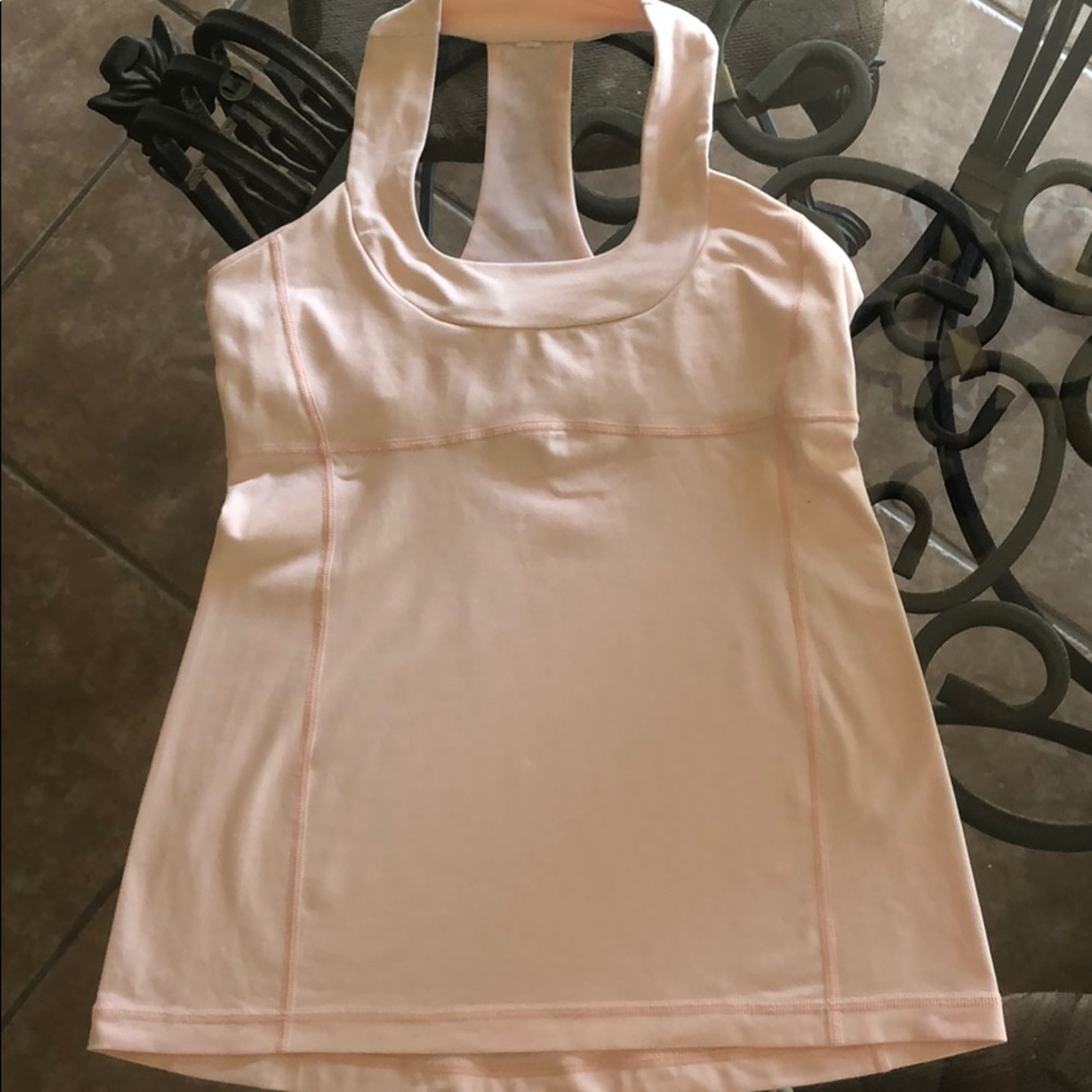 Lululemon Scoop neck Mesh T back top
